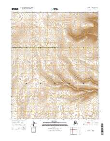 2014 Map of Candle D-1 NW, 2014 Print