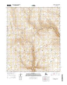 2015 Map of Candle D-1 SW, 2015 Print