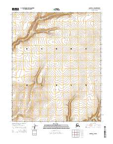 2014 Map of Candle D-2 NW, 2014 Print