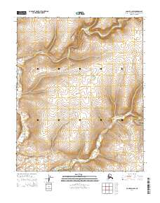 2014 Map of Candle D-2 SW, 2014 Print