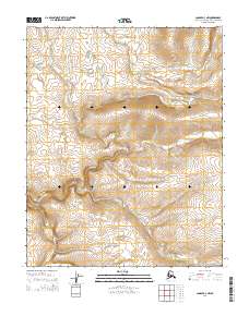 2014 Map of Candle D-3 NW, 2014 Print