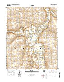 USGS Topographic Map – Candle D-4 SE