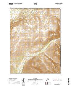 2017 Map of Chandalar B-2 SE, 2017 Print