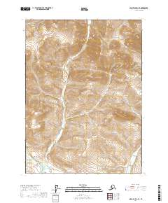 2017 Map of Chandalar D-1 SE, 2017 Print
