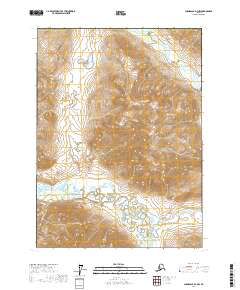 2017 Map of Chandalar D-3 NW, 2017 Print
