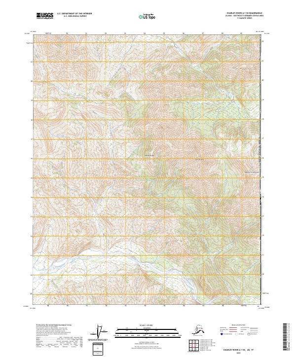 USGS Topographic Map – Charley River A-1 SE