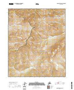2018 Map of Charley River A-6 SW, 2018 Print