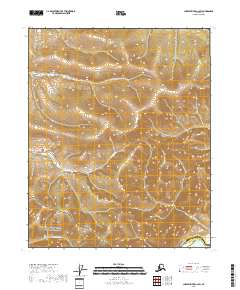 2018 Map of Charley River C-2 SW, 2018 Print