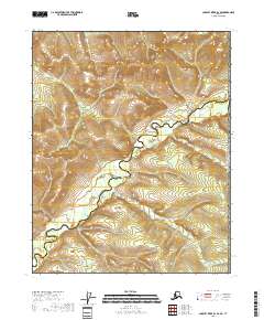 2018 Map of Charley River D-1 SE, 2018 Print