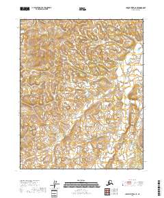 2018 Map of Charley River D-6 SE, 2018 Print
