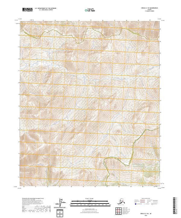 USGS Topographic Map – Circle A-1 SE