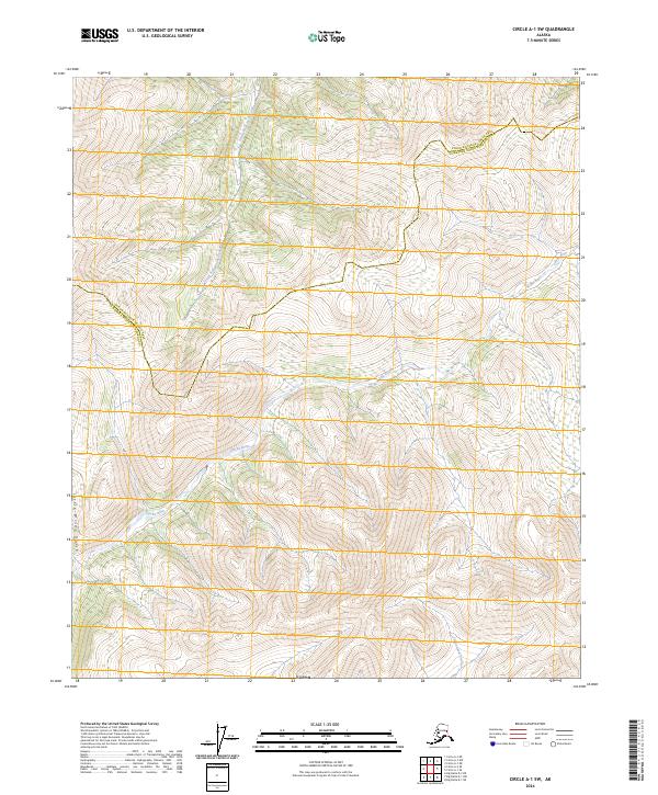 USGS Topographic Map – Circle A-1 SW