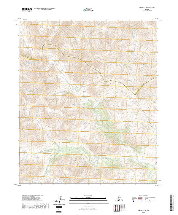 2024 Map of Circle A-2 SE, 2024 Print