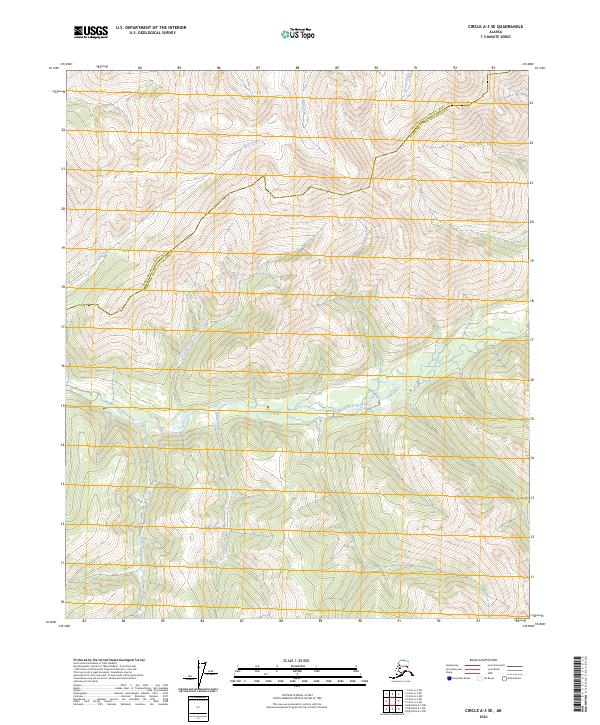 USGS Topographic Map – Circle A-3 SE