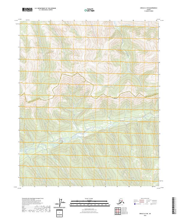USGS Topographic Map – Circle A-3 SW