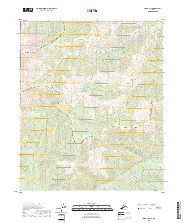 USGS Topographic Map – Circle A-4 SE
