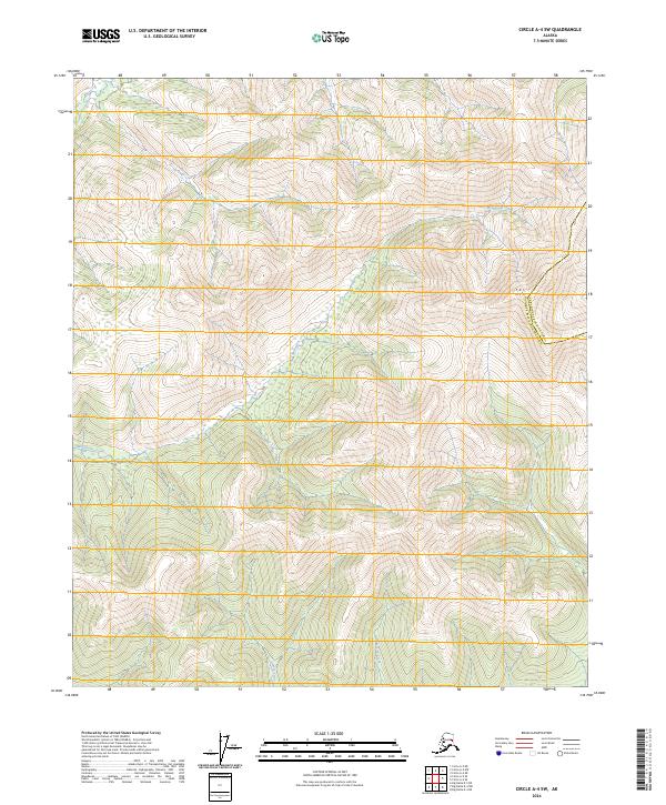 USGS Topographic Map – Circle A-4 SW