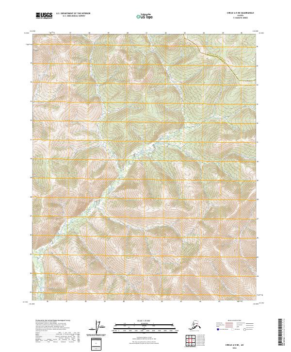 USGS Topographic Map – Circle A-5 NE