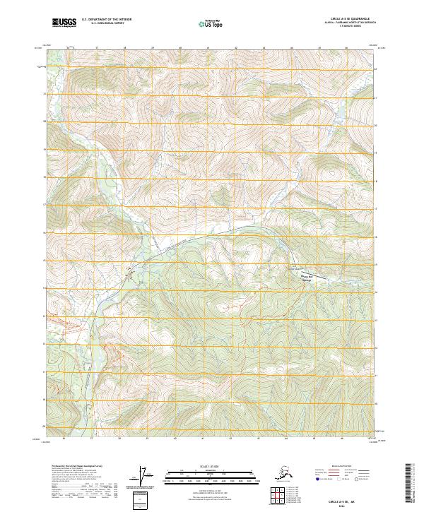 USGS Topographic Map – Circle A-5 SE