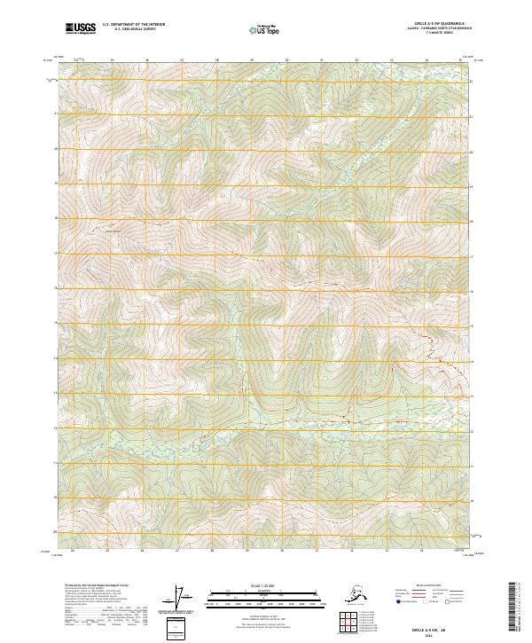 USGS Topographic Map – Circle A-5 SW