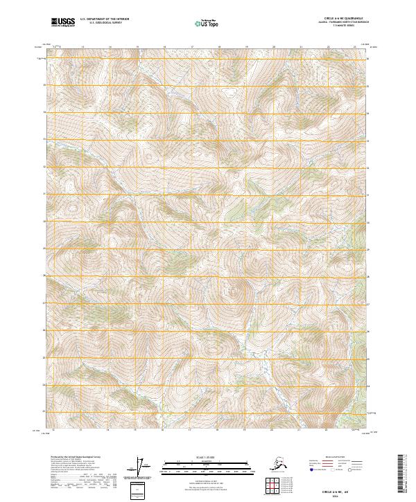USGS Topographic Map – Circle A-6 NE