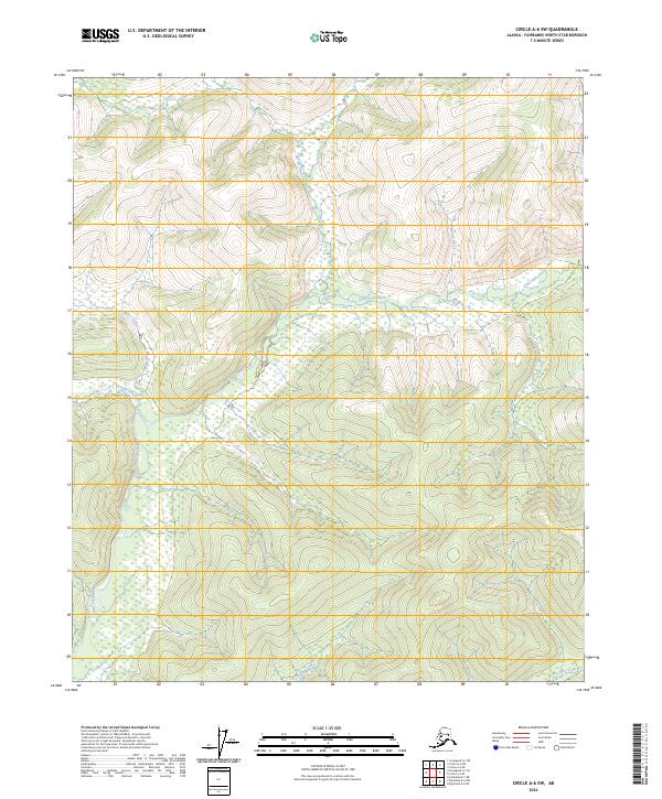 USGS Topographic Map – Circle A-6 SW