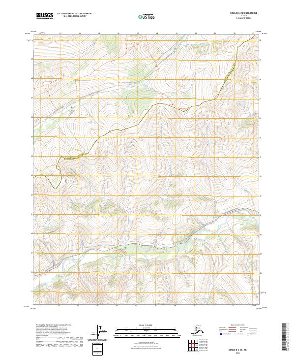 USGS Topographic Map – Circle B-6 SE