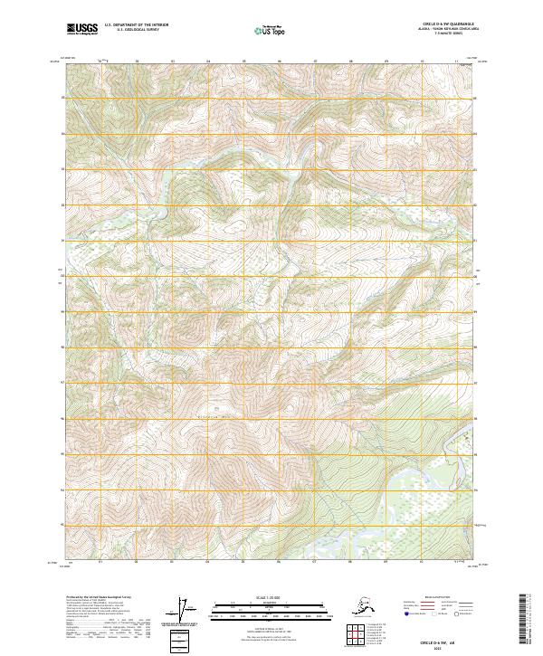 USGS Topographic Map – Circle D-6 SW