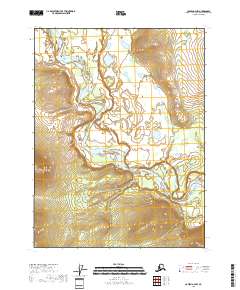 2018 Map of Coleen A-4 NW, 2018 Print
