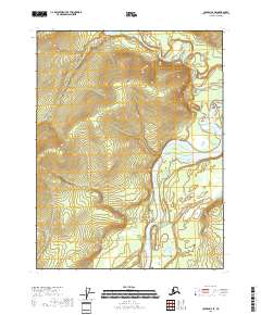 USGS Topographic Map – Coleen A-4 SE