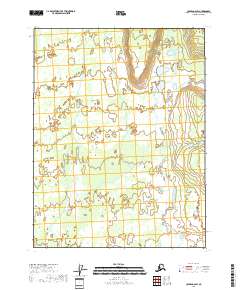 2018 Map of Coleen A-6 SW, 2018 Print