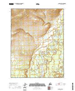 2018 Map of Coleen B-4 NW, 2018 Print