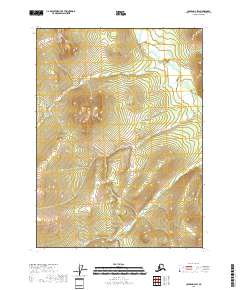 USGS Topographic Map – Coleen D-4 SW