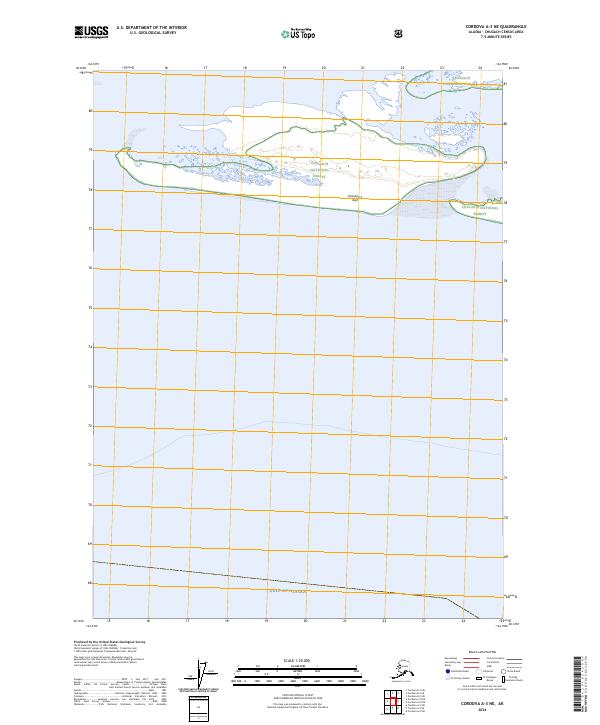 USGS Topographic Map – Cordova A-3 NE