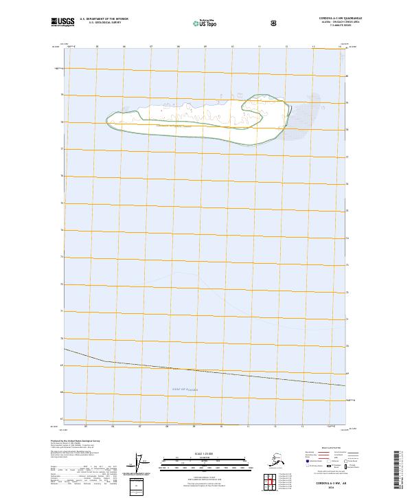 2024 Map of Cordova A-3 NW, 2024 Print