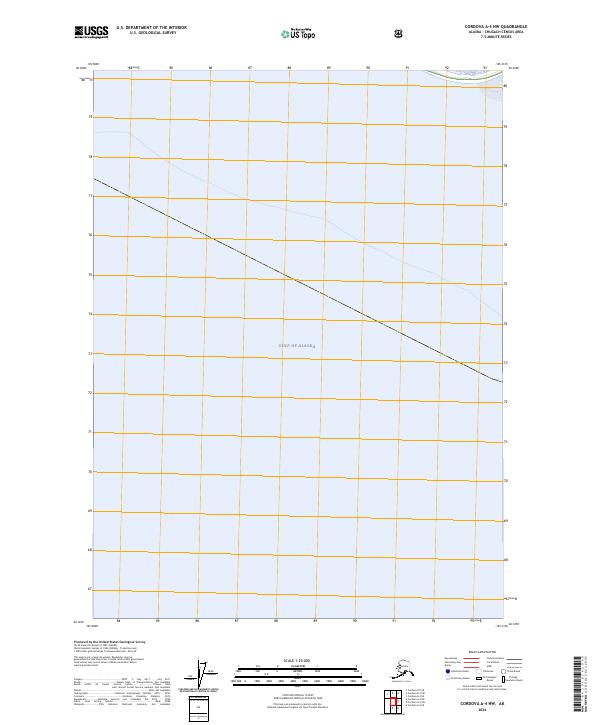2024 Map of Cordova A-4 NW, 2024 Print