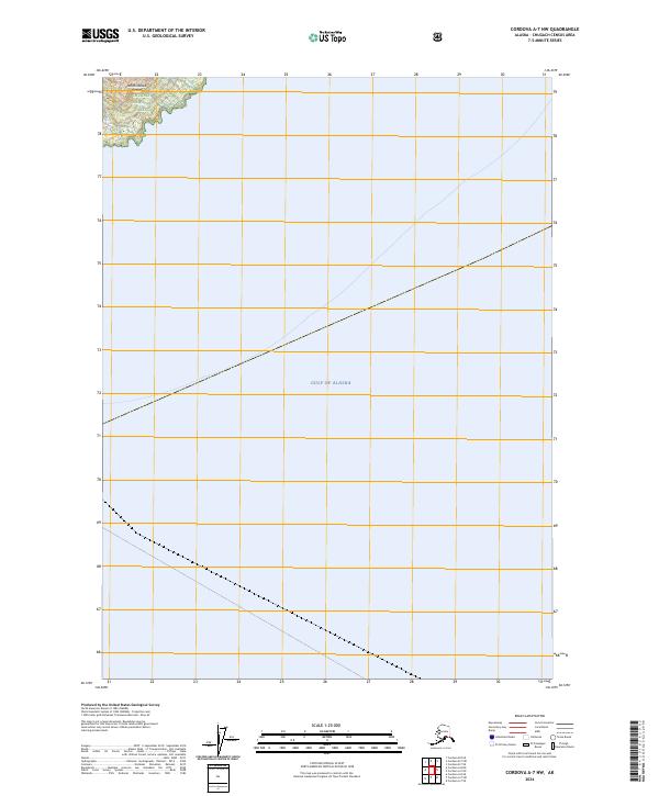 2024 Map of Cordova A-7 NW, 2024 Print