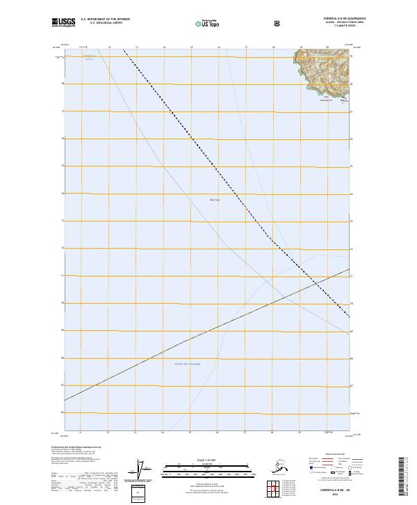 USGS Topographic Map – Cordova A-8 NE