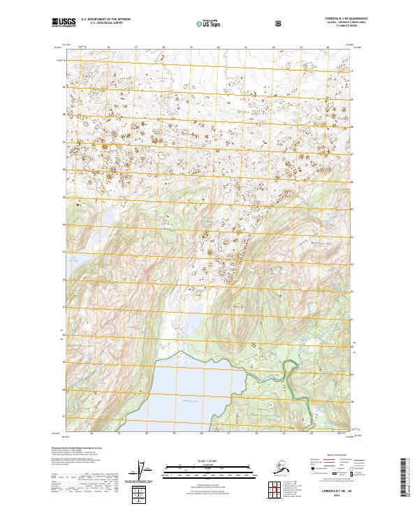 USGS Topographic Map – Cordova B-1 NE