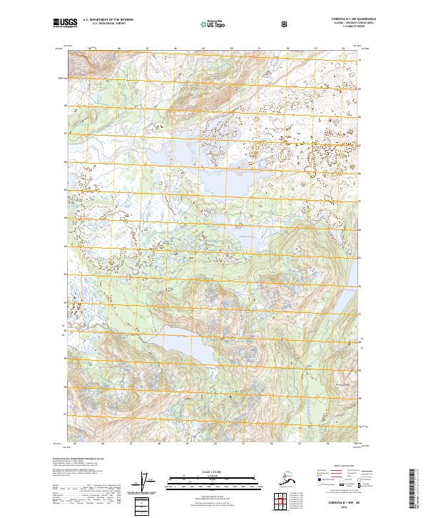 USGS Topographic Map – Cordova B-1 NW