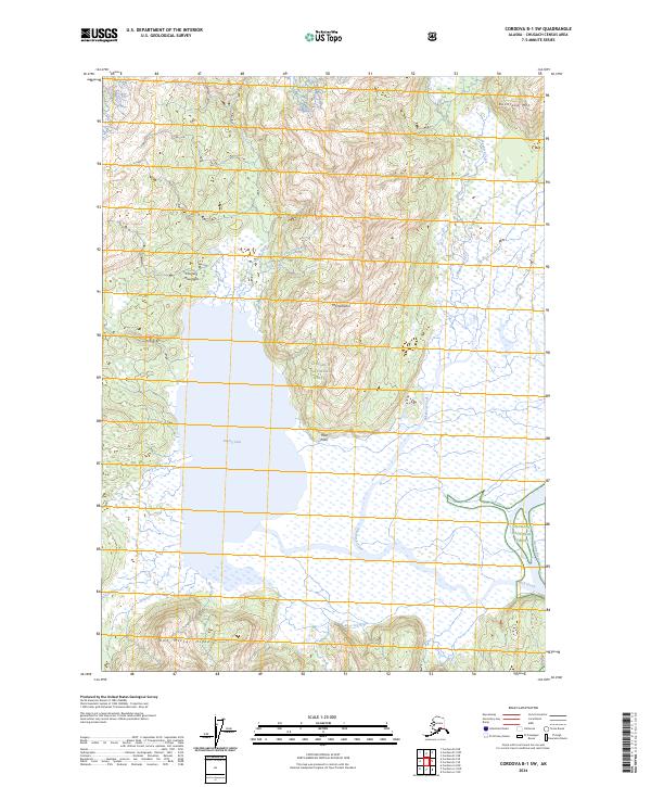USGS Topographic Map – Cordova B-1 SW