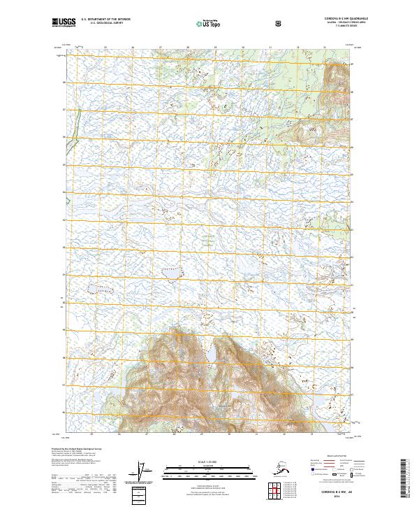 2024 Map of Cordova B-2 NW, 2024 Print