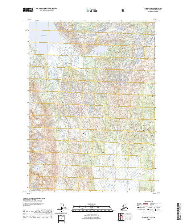 USGS Topographic Map – Cordova B-2 SE