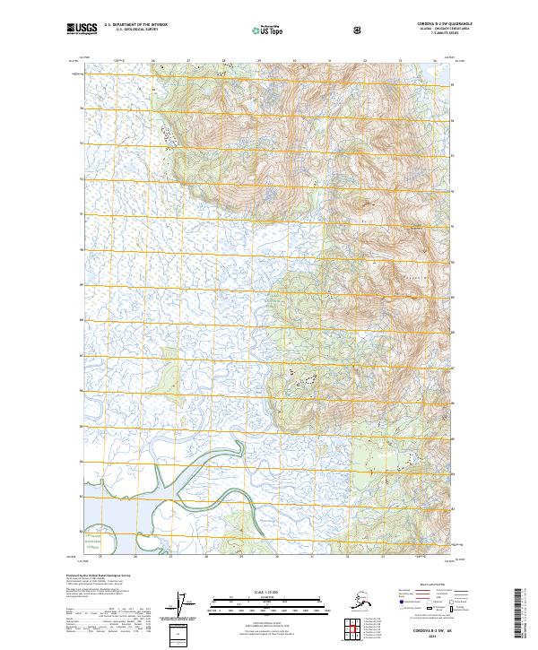 USGS Topographic Map – Cordova B-2 SW