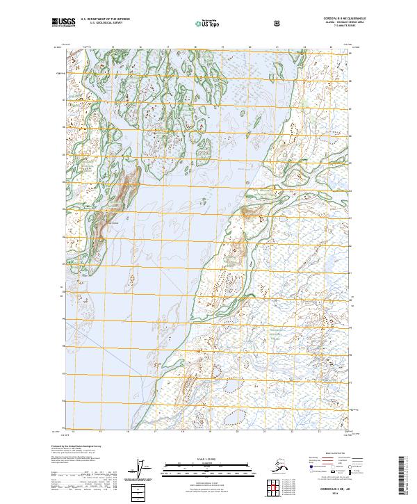 USGS Topographic Map – Cordova B-3 NE