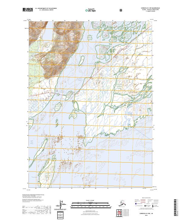 USGS Topographic Map – Cordova B-3 NW