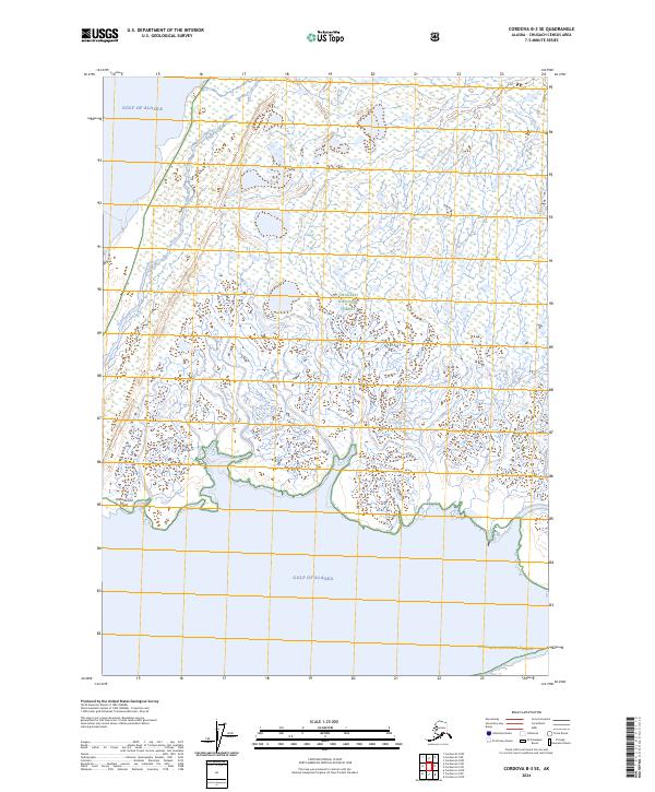 USGS Topographic Map – Cordova B-3 SE