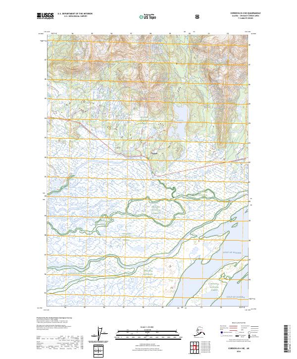 USGS Topographic Map – Cordova B-4 NE