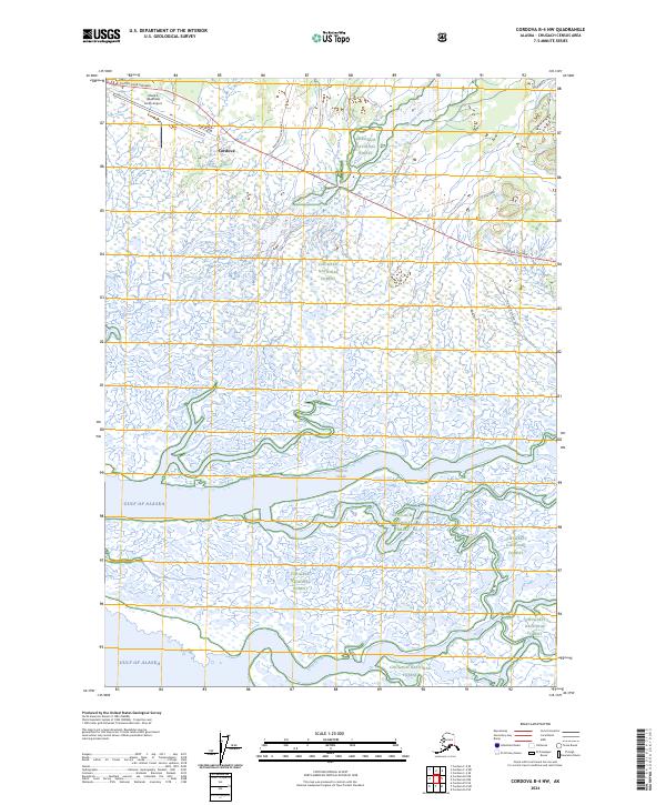 USGS Topographic Map – Cordova B-4 NW