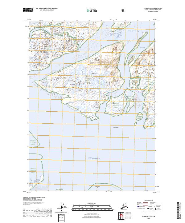 USGS Topographic Map – Cordova B-4 SE